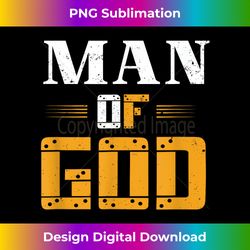 man of god father's day christian - minimalist sublimation digital file - rapidly innovate your artistic vision