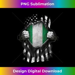 nigeria usa flag nigerian american - chic sublimation digital download - challenge creative boundaries
