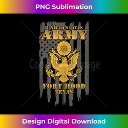 fort hood texas us army american flag vintage retro - timeless png sublimation download - animate your creative concepts