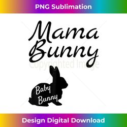 mama bunny baby bunny easter pregnancy announcement - sublimation-optimized png file - animate your creative concepts