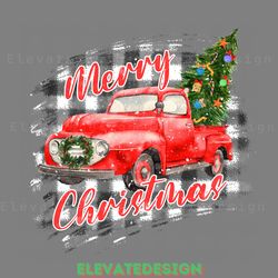 merry christmas, truck sublimation, buff