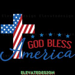 god bless america svg digital download files