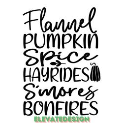 flannel pumpkin spice hayrides digital download files