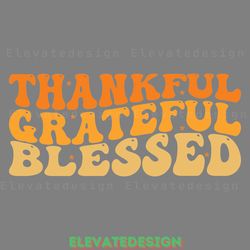 thankful grateful blessed digital download files