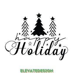 happy holiday digital download files