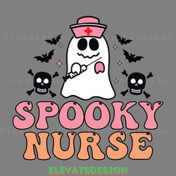 spooky nurse halloween t-shirt digital download files