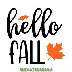 hello fall digital download files