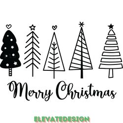 christmas svg christmas tree svg digital download files