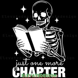 just one more chapter svg cut file digital download files