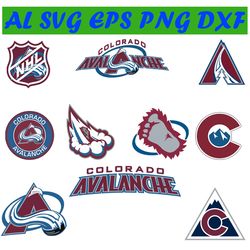 digital download, colorado avalanche svg, colorado avalanche logo, colorado avalanche clipart, colorado avalanche png