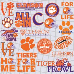 clemsontigers svg, clemsontigers baseball teams bundle svg, clemsontigers ncaa teams svg, png, dxf