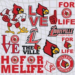 louisville cardinals svg, louisville cardinals baseball teams bundle svg, louisville cardinals ncaa teams svg, png, dxf