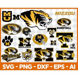 missouri tigers svg bundle, missouri tigers svg, sport svg, ncaa svg, png, dxf, eps digital file