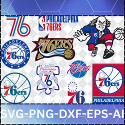 digital download, philadelphia 76ers svg, philadelphia 76ers logo, philadelphia sixers svg, philadelphia sixers logo