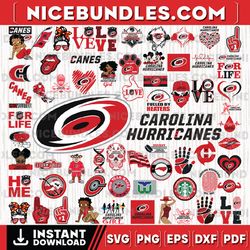 78 files carolina hurricanes team bundles svg, carolina hurricanes svg, nhl svg, nhl svg, instant download