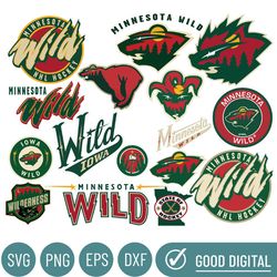 digital download, minnesota wild svg, minnesota wild logo, minnesota wild clipart, minnesota wild cricut