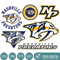 nashville predators bundle svg, nashville predators svg, hockey teams svg, nhl svg.