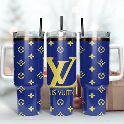 logo lv 40oz tumbler wrap png, fashion tumbler, logo tumbler wrap