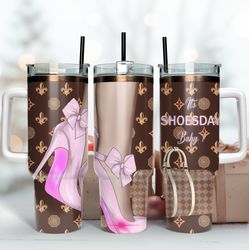 fashion high heels 40oz tumbler wrap, fashion tumbler, logo tumbler wrap