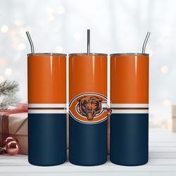 chicago bears 20oz tumbler wrap, nfl tumbler wrap, football team tumbler design