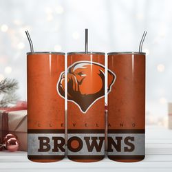 cleveland browns 20oz tumbler wrap, nfl tumbler wrap, football team tumbler design