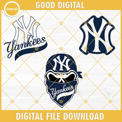 ny yankees logo svg bundle, ny logo svg, new york yankees skull -michael payne