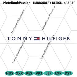tommy hilfiger brand logo basic embroidery download file