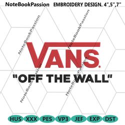 vans of the wall simple logo embroidery download file