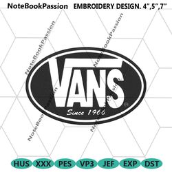 vans since 1966 rhombus box embroidery design download