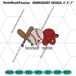 baseball season embroidery digital instant files, baseball design embroidery download, sport machine design download emb