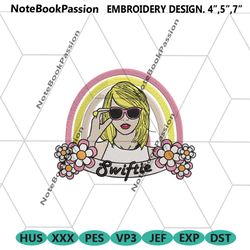 swiftie embroidery file design download, taylor swift embroidery instant files, the eras tour embroidery design files in