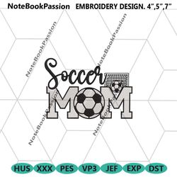 soccer mom embroidery download, soccer mom ball machine embroidery design files, mom embroidery instant downloads digita