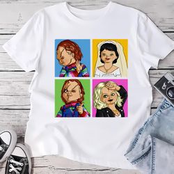 pimp my bride childs play chucky tiffany valentine shirt