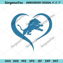 detroit lions embroidery files, nfl embroidery files, detroit lions file