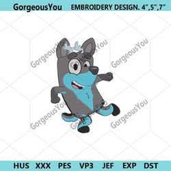 bluey cartoon embroidery files, bluey characters embroidery file download, bluey machine embroidery download instant