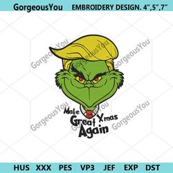 tramp grinch embroidery designs, grinch christmas embroidery instant design digital, christmas day embroidery digital