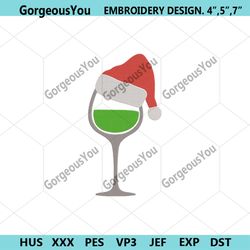 grinch christmas embroidery file digital, grinch wine embroidery download instant design, the grinch design embroidery