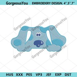 hiding blues clues embroidery download instant, blues clues embroidery design, blues clues cartoon embroidery digital de