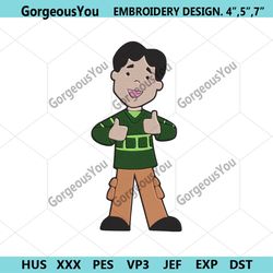 blues clues joe embroidery design download, blues clues characters embroidery digital instants, blues clues files embroi