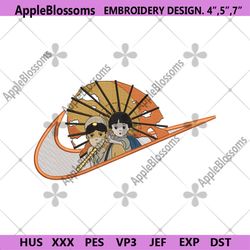 seita and setsuko nike embroidery design anime grave of the fireflies file