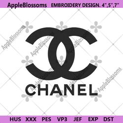 chanel logo embroidery design download