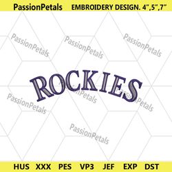 colorado rockies wrap transparent logo machine embroidery file