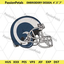 los angeles rams helmet logo machine embroidery