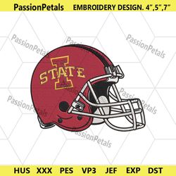 iowa state cyclones helmet machine embroidery digitizing