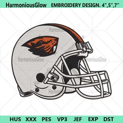 oregon state beavers helmet embroidery digitizing instant download