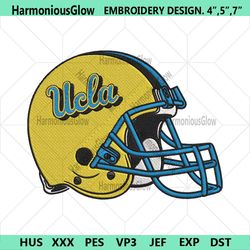 ucla bruins helmet embroidery instant download