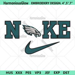 nike philadelphia eagles swoosh embroidery design download