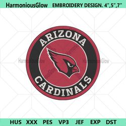 arizona cardinals embroidery files, nfl embroidery files, cardinals embroidery file