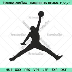 jordan fashion logo embroidery design download