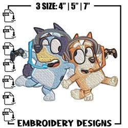 bluey bingo embroidery design, bluey embroidery, embroidery shirt, embroidery bluey, bluey family for embroidering